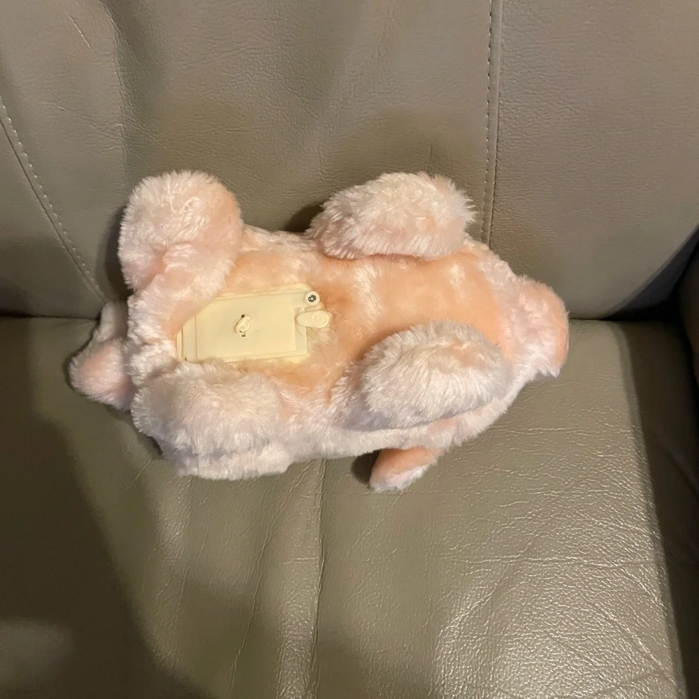 Plush Pig Toy let this be your pet it oinks  - Pink